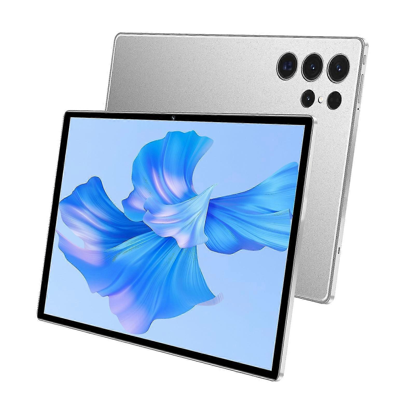 Tablet 10.1 tommer Android 12 Tablete WiFi Dual SIM tabletter PC, designet til bærbar undersøgelse, underholdning