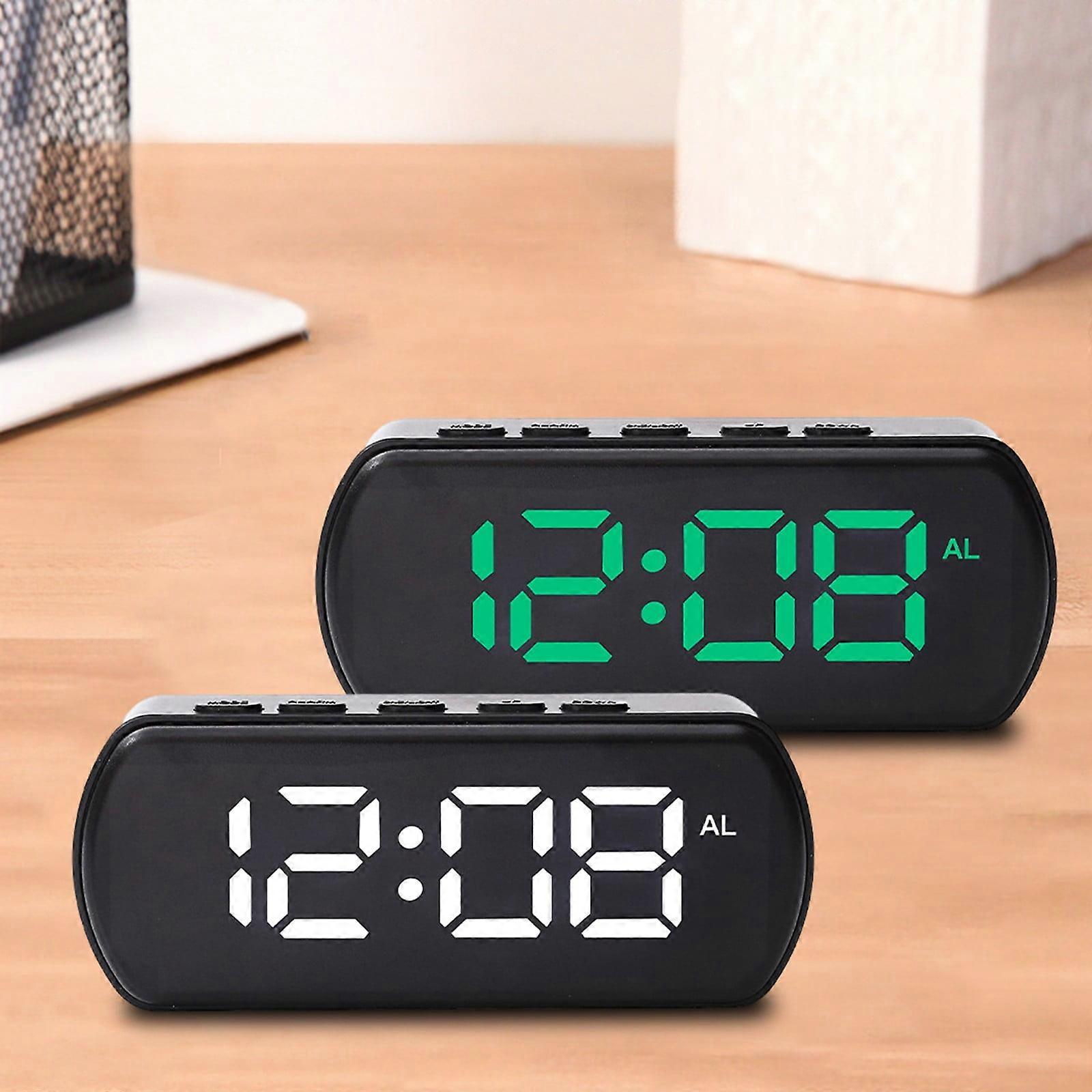 Jacenvly Halloween Decorations Digital Alarm Clock, LED Large Display, Multi-Set Alarm, Compatible with Bedroom, Study, Kitchen