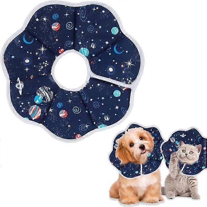 Dog and Cat Collars, Anti-Bite Protective Cat Collars, Soft and Comfortable, Adjustable (S)