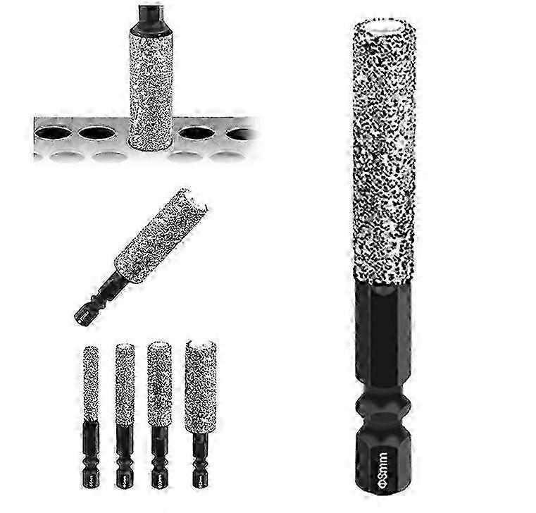 2-in-1 Hexagonal Shank Brazing Dry Drilling Specialized Hole Opener Drill Bits