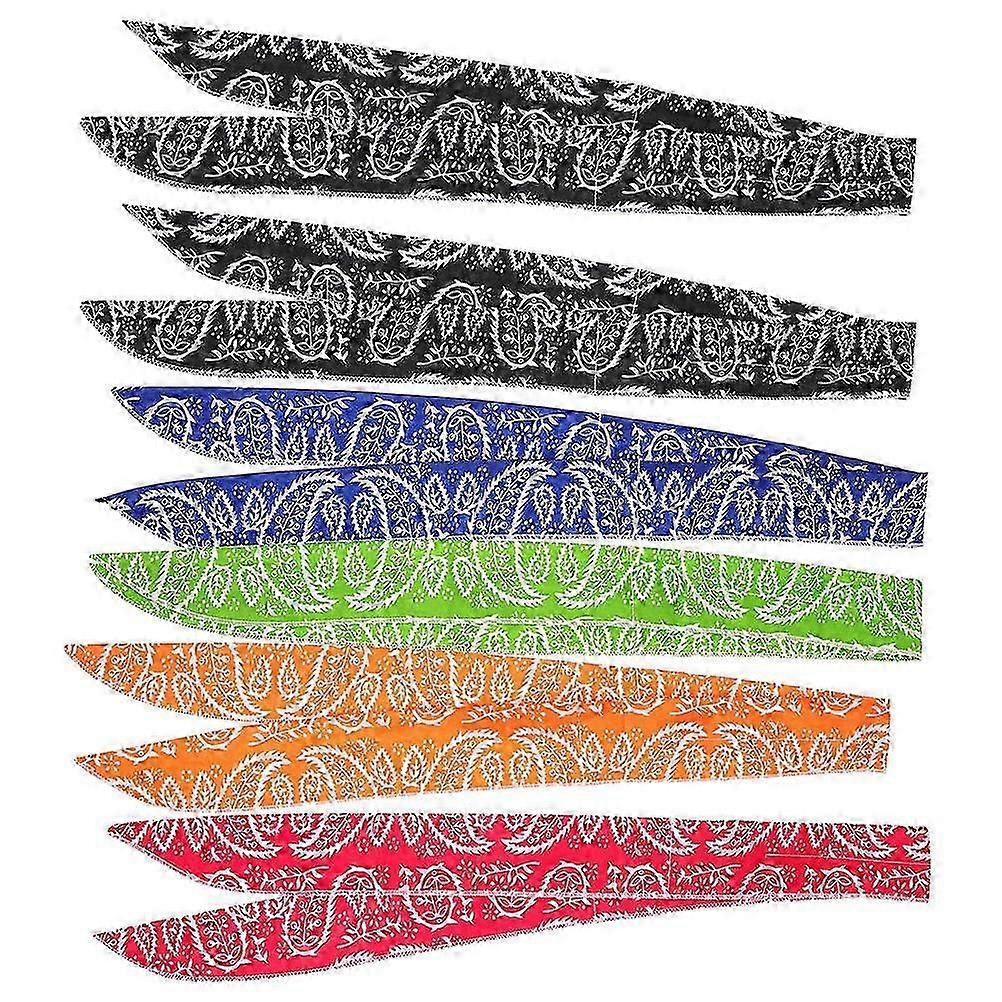 Neck Cooler Wrap Cooling Scarves Multi Function Neck Wrap Sports Enthusiasts Summer Use Quick Drying Sweat Absorption 6Pcs