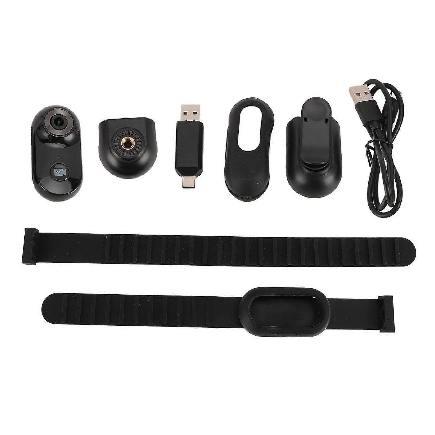 Pet Collar Camera 2.4GHz WiFi 1080P 8MP 30FPS 170 Degree Viewing Smart Screen Calibration Small Acti