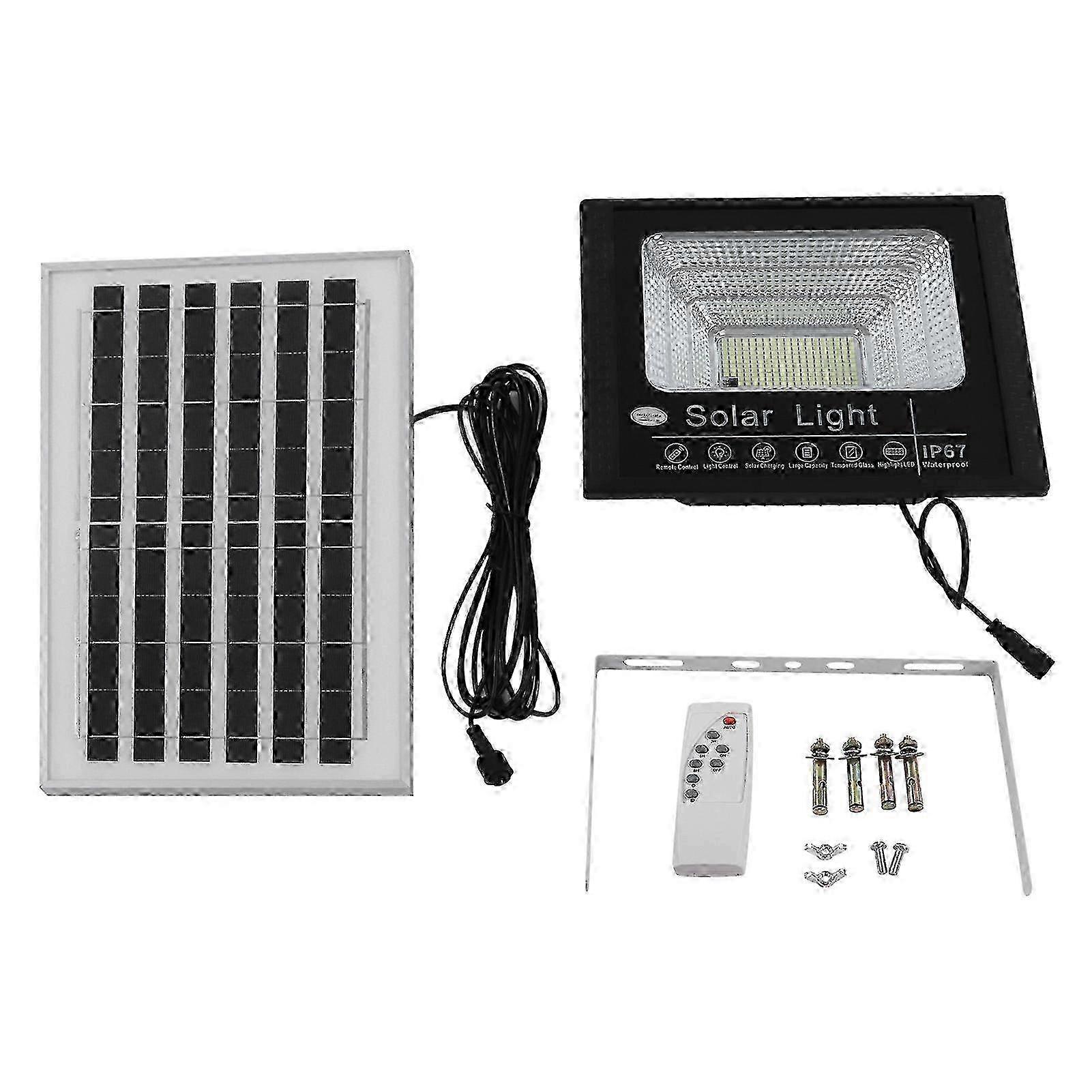 8W 6V Solar Panel Light with Remote Control and Timer Function, IP67 Rated Solar Street Lamp