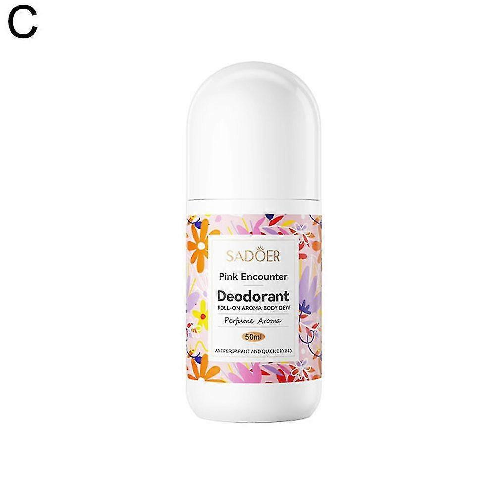 Cujmh pitkäkestoinen tuoksu pieni orkidea tuulikello roll-on vartalosuihke 50ml vaaleanpunainen versio virkistävällä tuoksulla