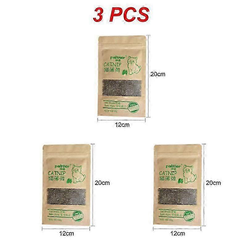 1~10PCS Natural Premium Catnip Cattle Grass Interactive Cat Non-toxic 10g Menthol Flavor Funny Cat Supplies Keep Pet Health Cat