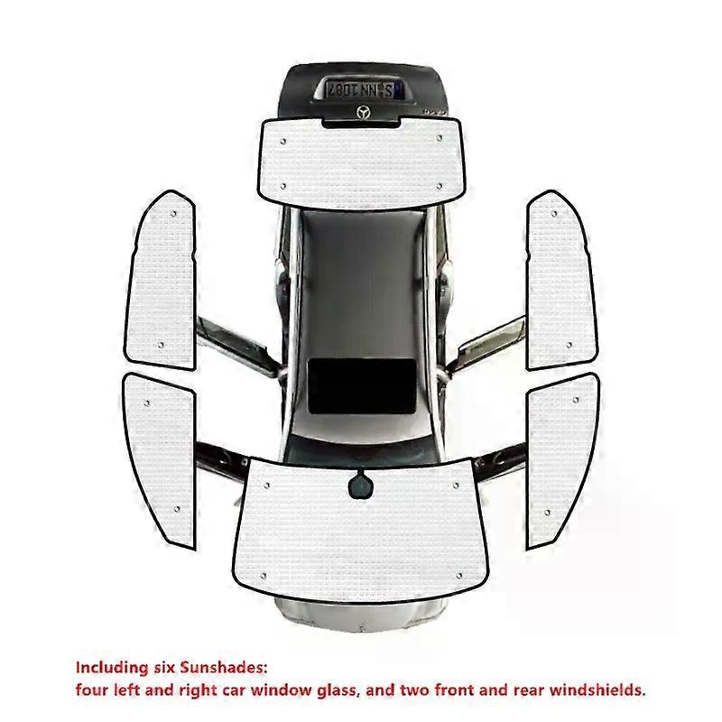 Car Full Coverage Sunshade For Skoda Superb 2 MK2 B6 3T 2009~2015 2011 UV Protection Auto Accessories Window Decoration Visor