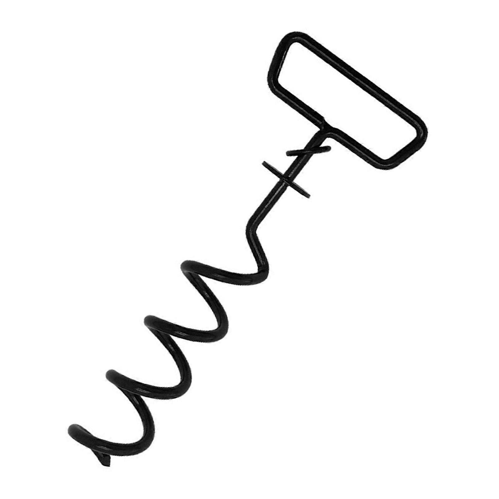 MultiFunctional Iron Pet Stake Trapezoidal Structure Nail Design For Secure Dog Leash And Camping Gear Multicolor