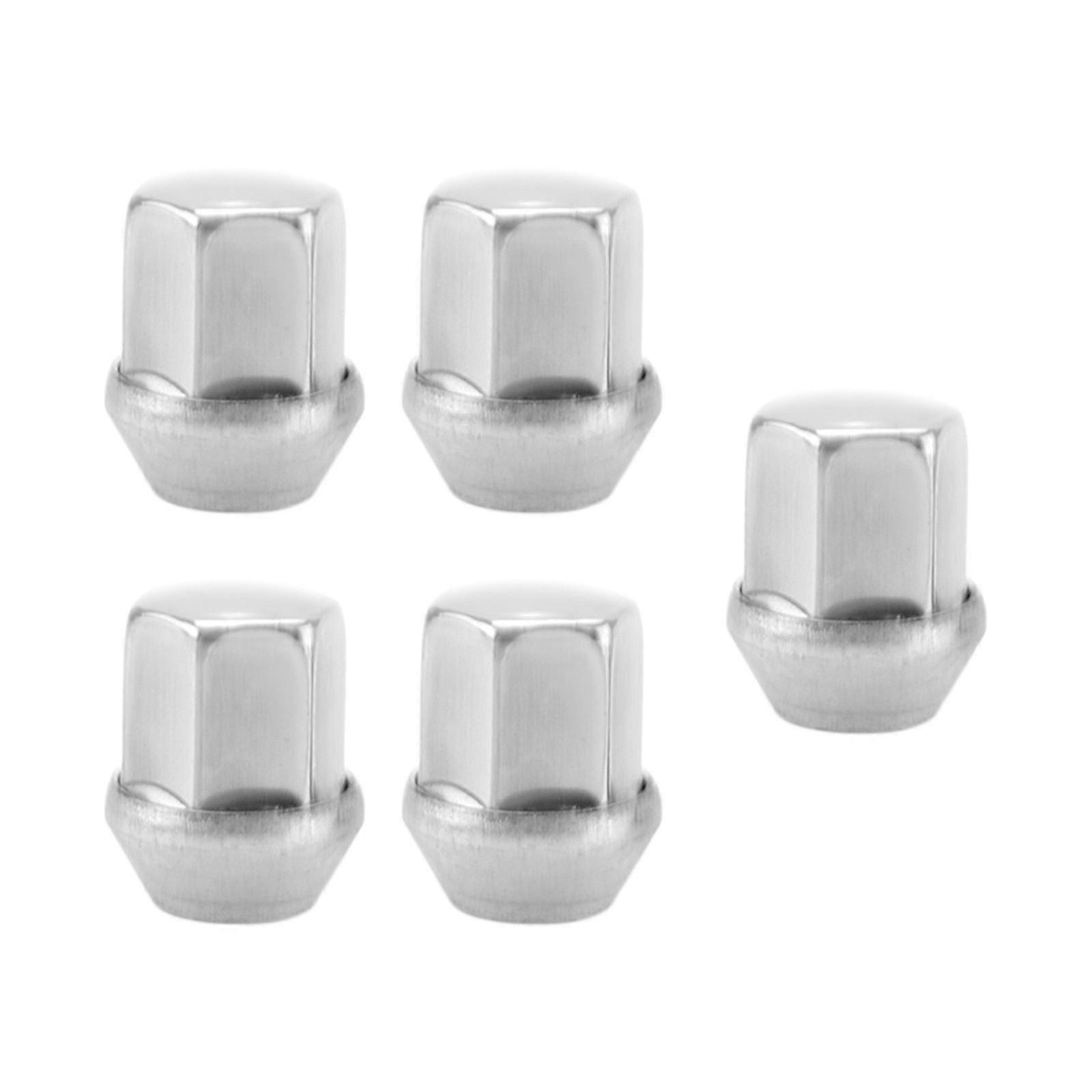 LR001381 Wheel Lug Nuts Set, Metal Secure Lock Designs for Enhancing Tire Safety, Easy to Install Car Accessories 5 Pack Multicolor