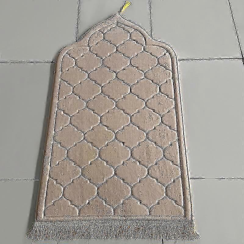 Flannel Bedemåtte Tilbedelse Tæppe Tilbedelse Prægning Tæpper