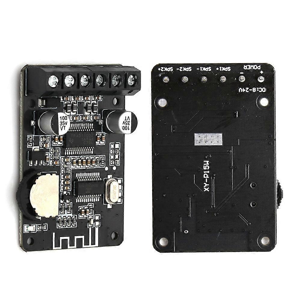 2PCS XY-P15W Digital Amplifier Module Stereo Bluetooth 5.0 Power Amplifier Board High Power DC12V/24V 10W/15W/20W