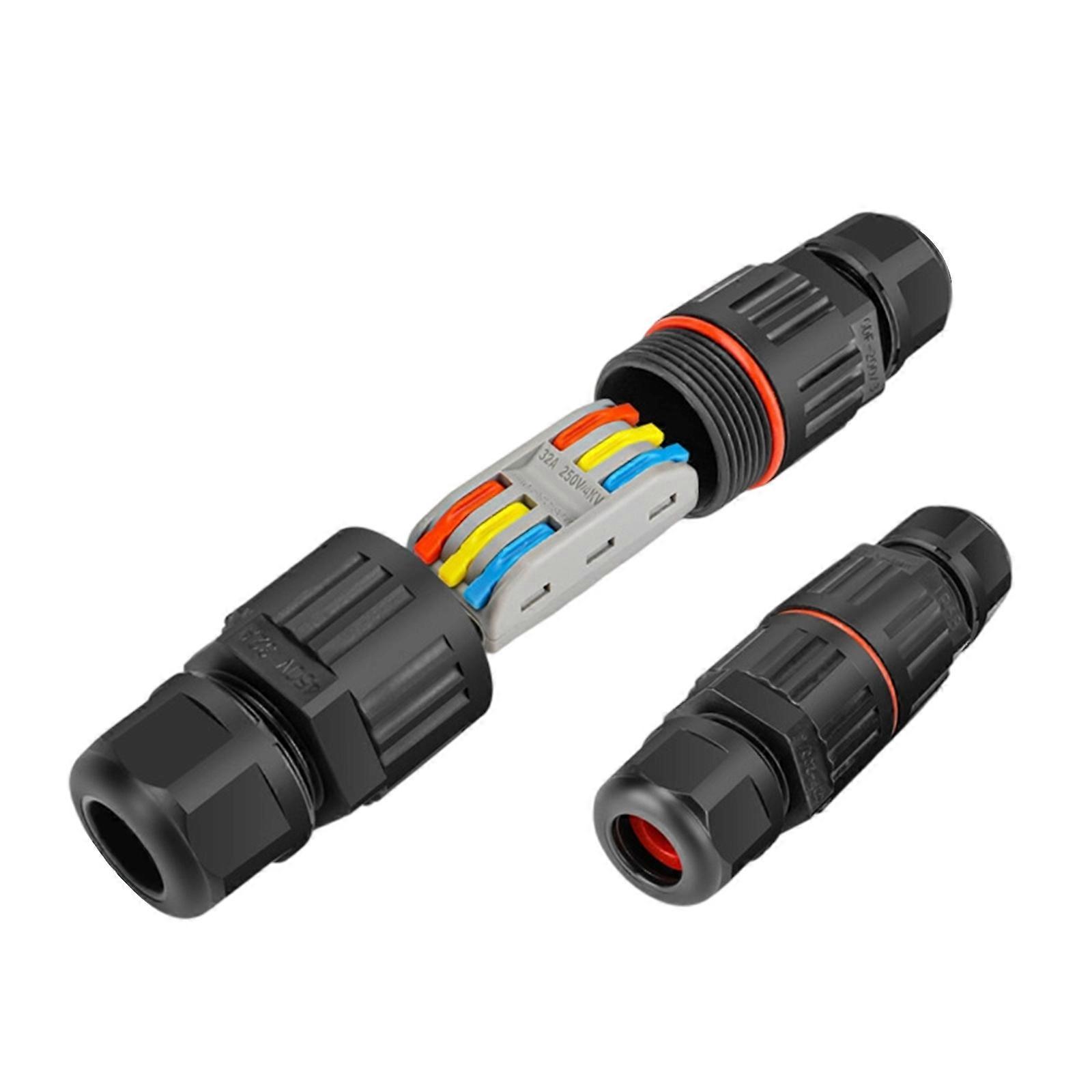 Undergrounds Cable Connector Weatherproof Design Secure Connection Uprgades for Outdoor Lighting And Electrical Systems Multicolor