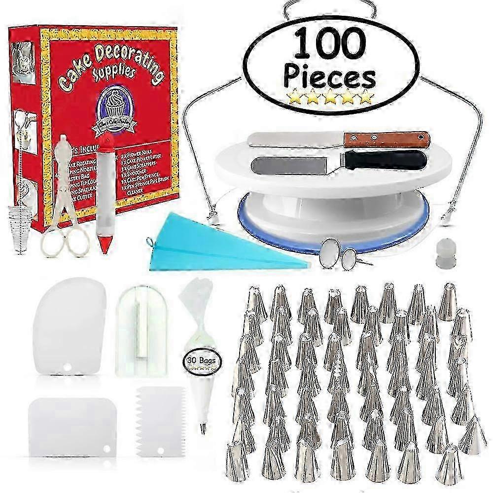 106 Set Diy Cake Decorating Tool Baking Supplies Set