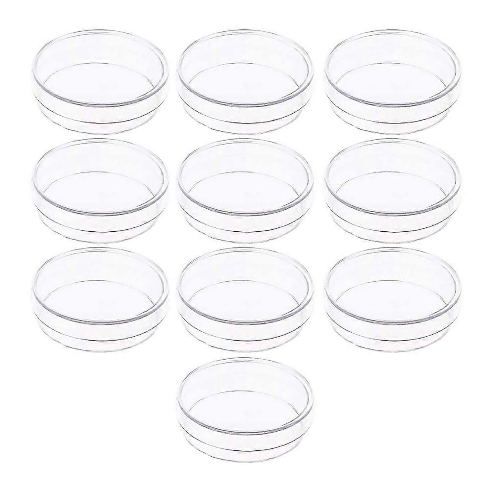 Petri Dish Plastic Laboratory Equipment for Experiments 10Pcs Set