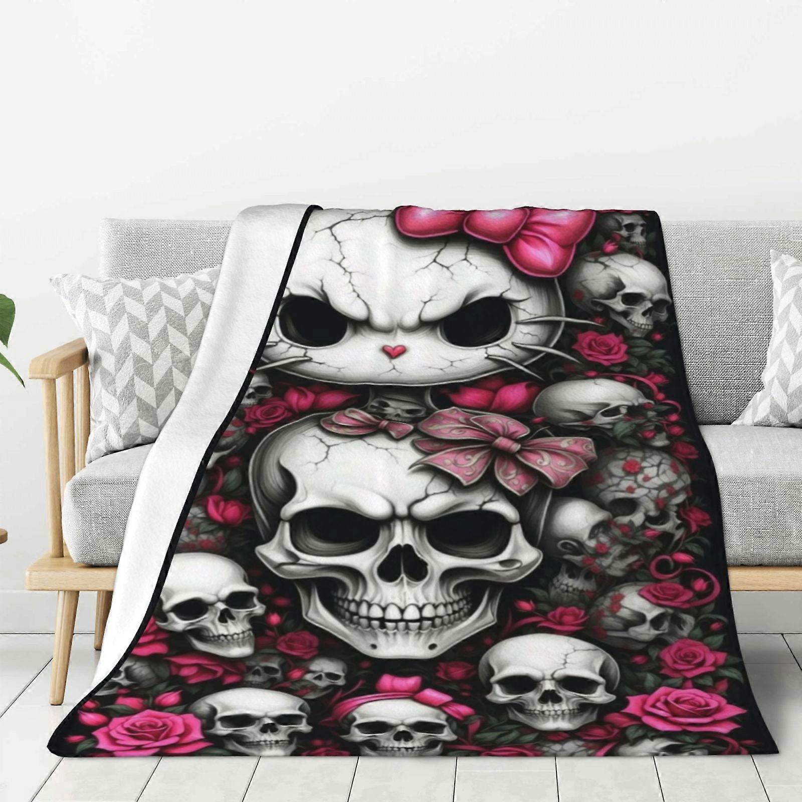 Hello Kitty fleecefilt Supermjuk, mysig pläd, barnsängkläder - Supermjuk 100x75 cm