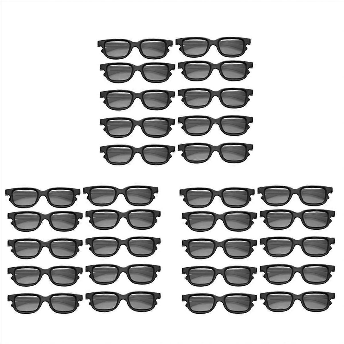 30Pcs Polarized Passive 3D Glasses for Cinema IMIX Screen