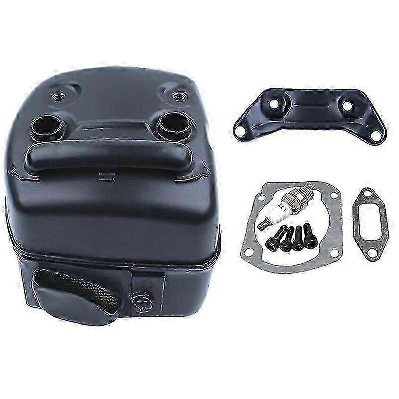 Husqvarna 372 Chain Saw Muffler Gasket & Bracket Set