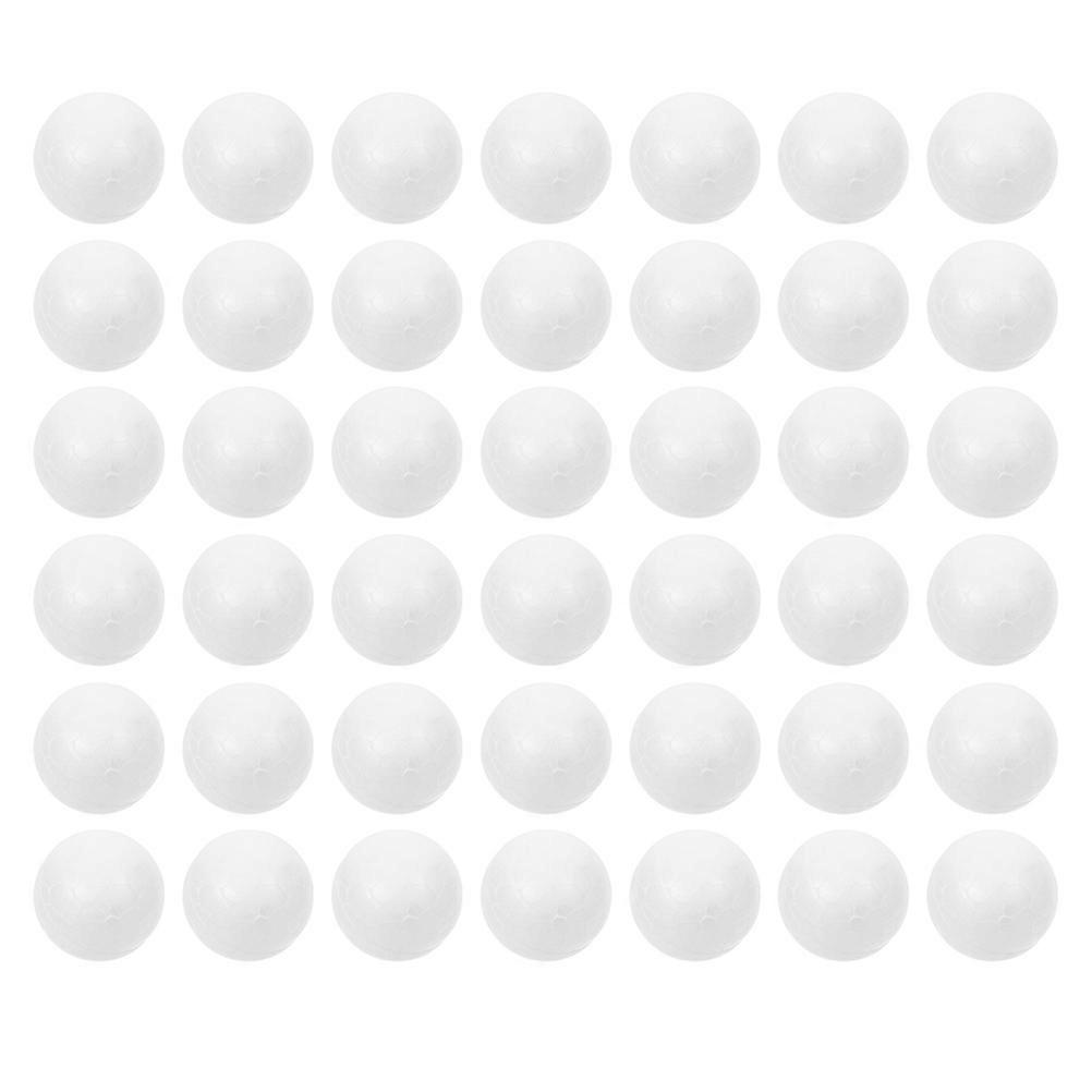 White Foam Balls Polystyrene for Holiday DIY Crafts 100Pcs Set