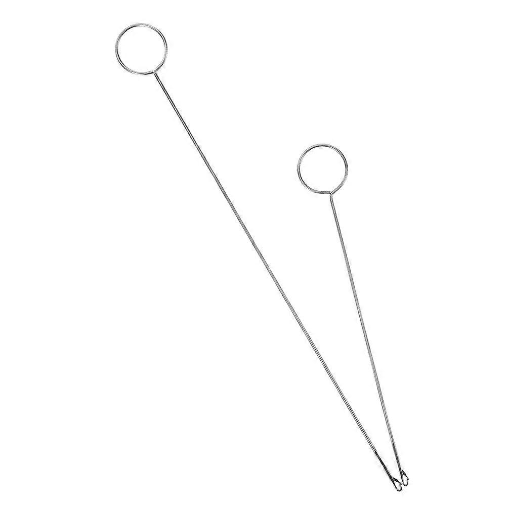 Threading Apparatus Sewing Assistance Tools Accessories Metal Hook Threader DIY Crafts 2Pack
