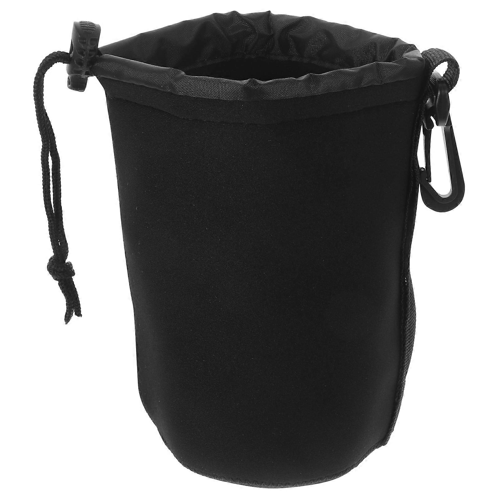 Camera Lens Protective Case Portable Camera Lens Pouch Shockproof Lens Storage Pouch