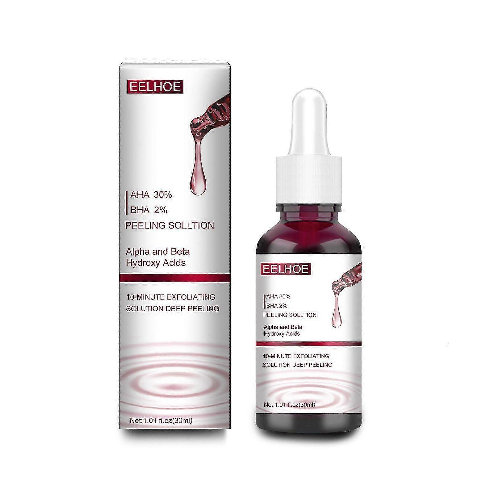 Revitalizing AHA 30% + BHA 2% Exfoliating Essence for Blackheads, Acne & Pore Refinement  Deep Cleansing, Anti-Aging, Brightening, 30ml