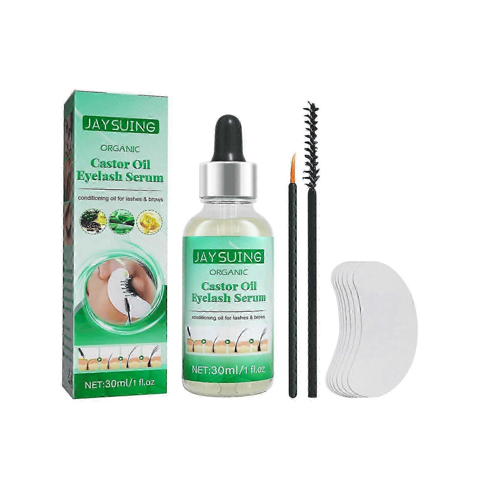 Castor Oil Eyelash Serum Set  Nourishing