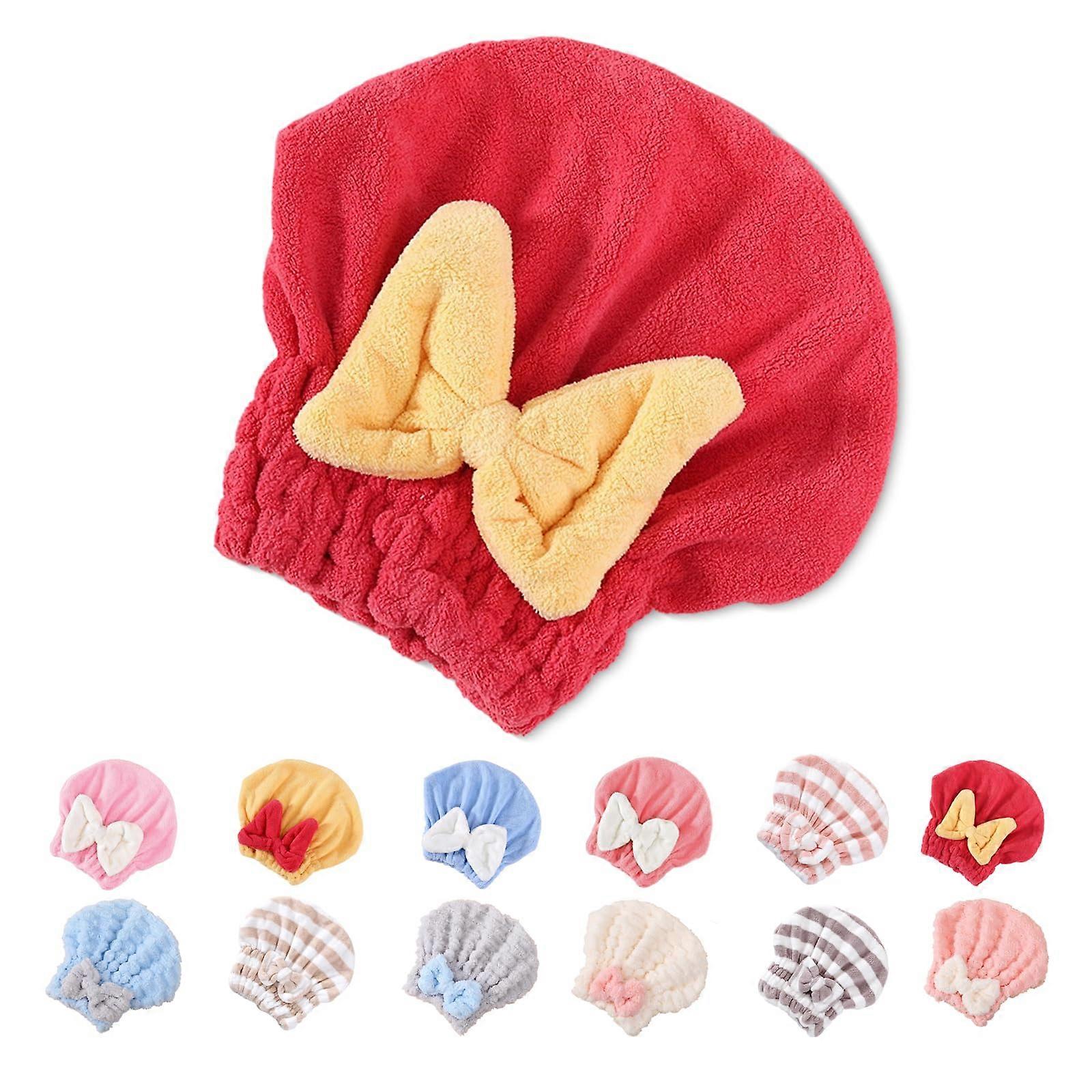 Microfiber Hair Towel Wrap for Wet Hair with Quick Absorption and Frizz Control Cap Color E