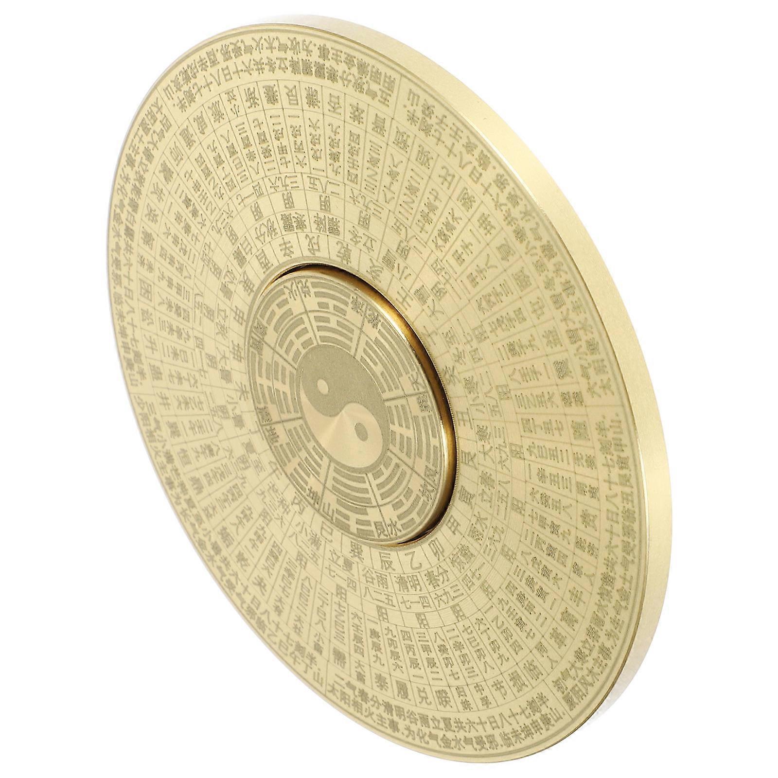 Tradisjonelt kinesisk messingkompass for dekorasjon