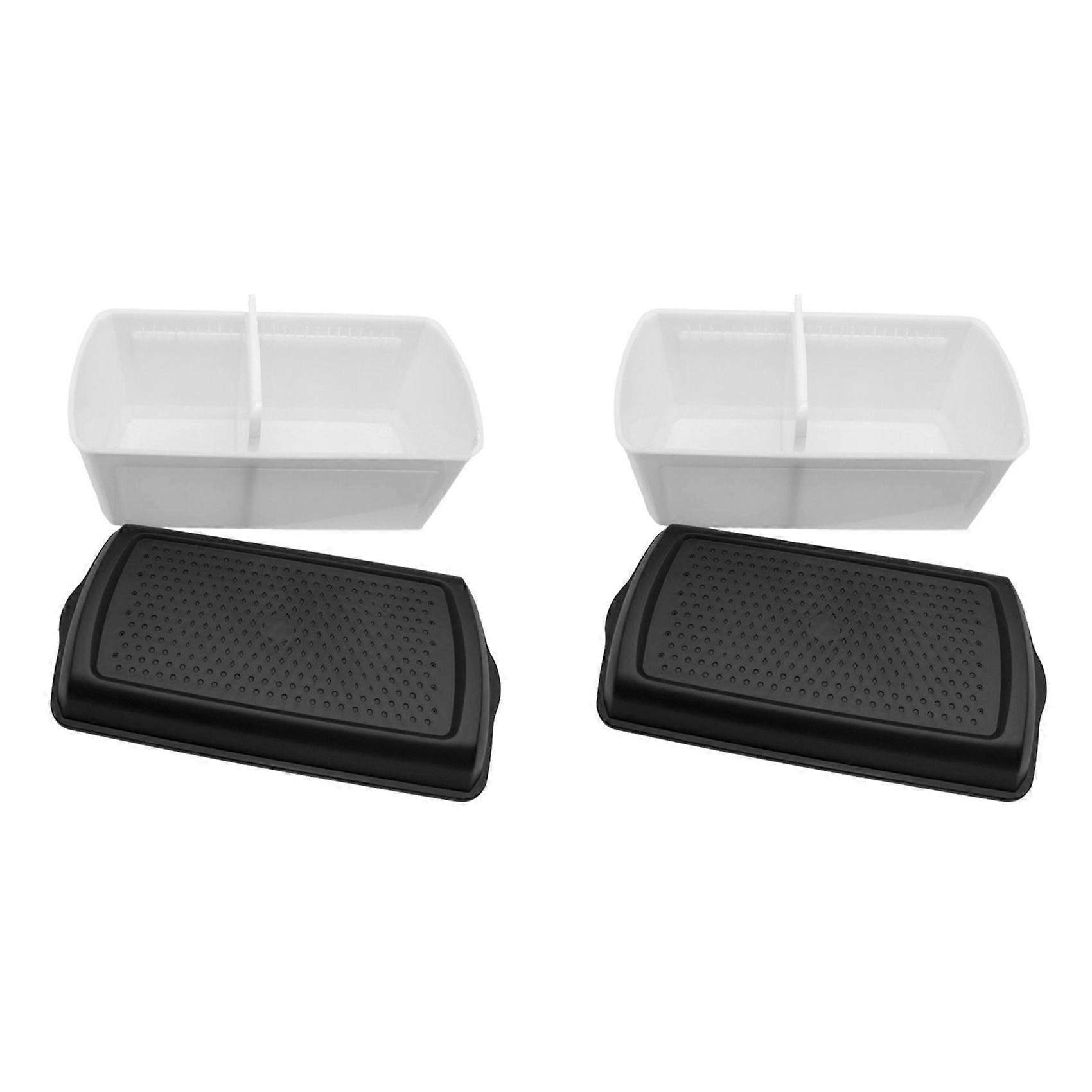 2X Innovative Bread Bin Keeps Baked Goods Bread Smart Bread Bin Fresh-Keeping Kitchen Storage Box