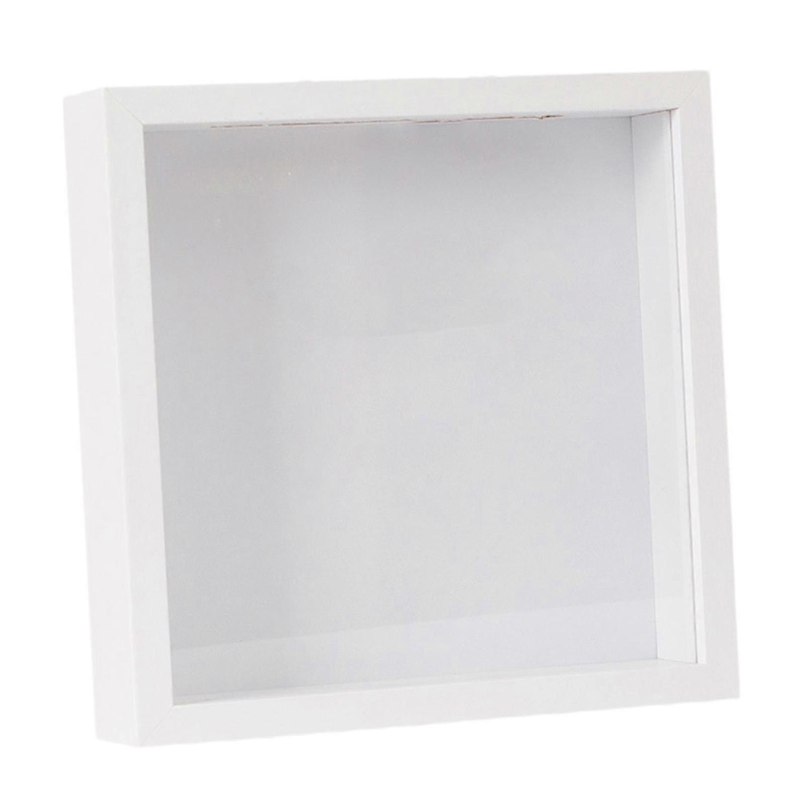 Shadow Box Frame Stylish Photo Storage Keepsakes Box Top Loading Display Case
