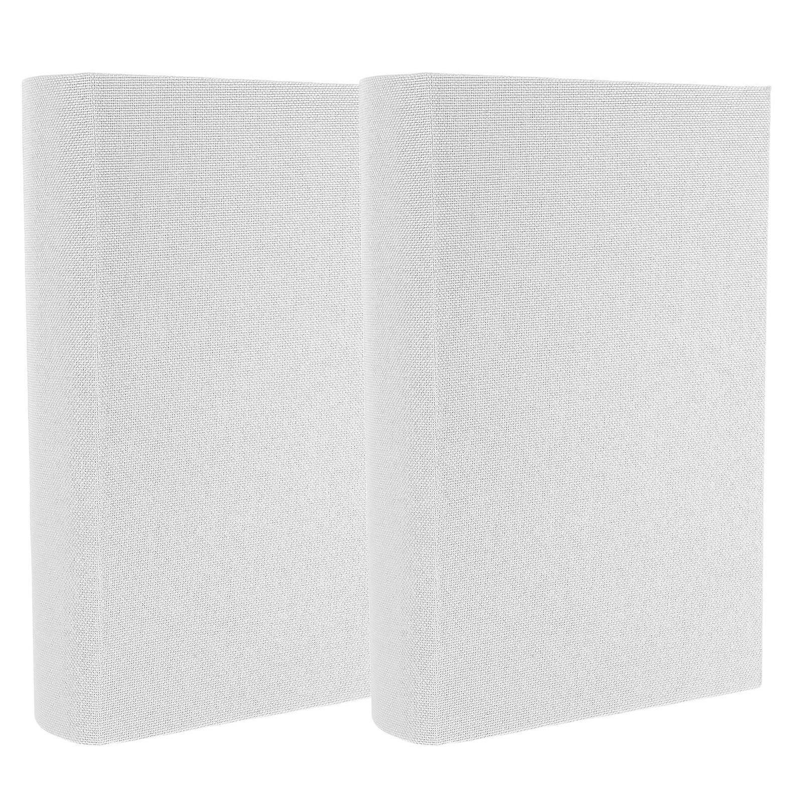 Fake Book Model Decorative Faux Book Display for Office 2Pcs White
