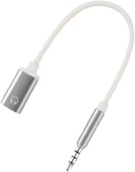 Type C to 3.5mm Adapter USB C Audio Converter Cable for Headphones Clear Sound Broad Compatibility White