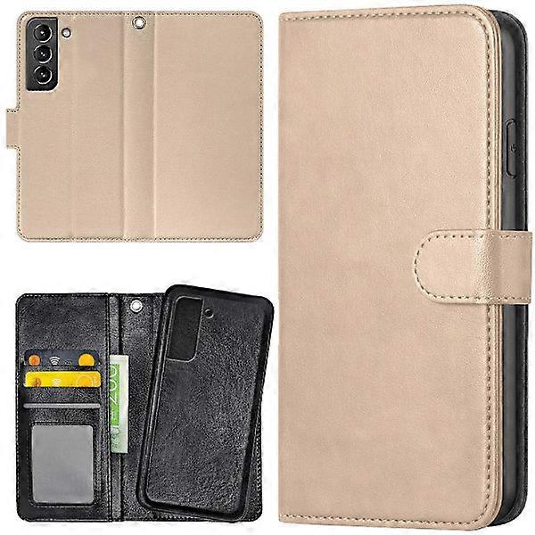 Compatible with Samsung Galaxy S21 - Wallet Case/Case Beige Multicolour