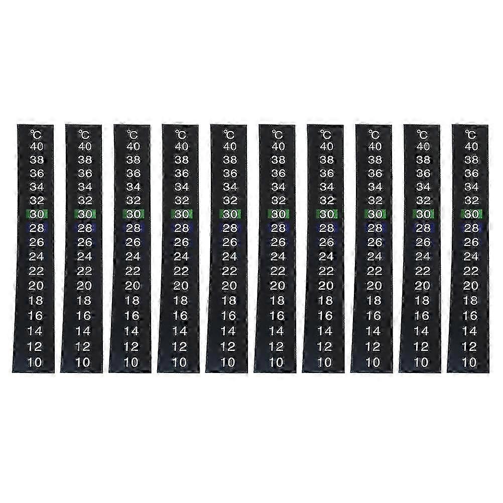 Celsius Degree Thermometer for Indoor, 10pcs Sticker 10-40°C Range