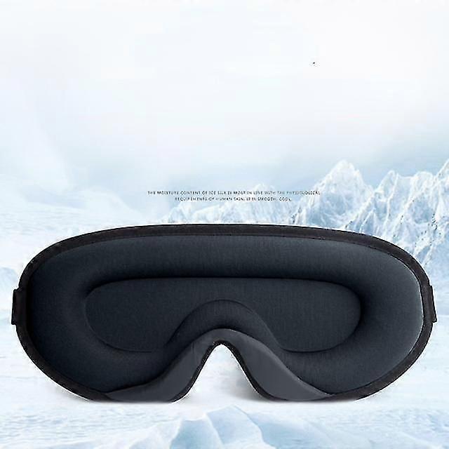 3d Memory Foam Silk Sleep Mask Soft Eye Patches Comfort Three Dimensiona Design Face Sleeping Mask Eyeshade Breathable Women Men