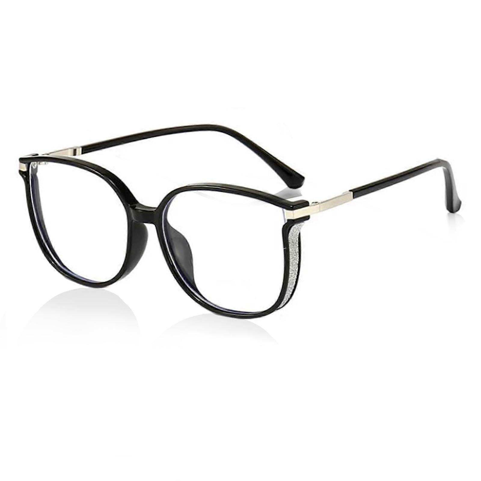 Blue Light Blocking Computer Glasses Square Frame with Case for Men and Women Gaming Reading