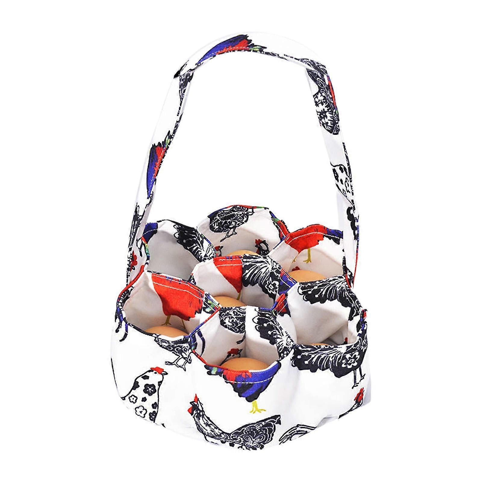 Large Capacity Egg Collecting Basket with Handle, Durable Chicken Egg Storage for Farmhouse Use