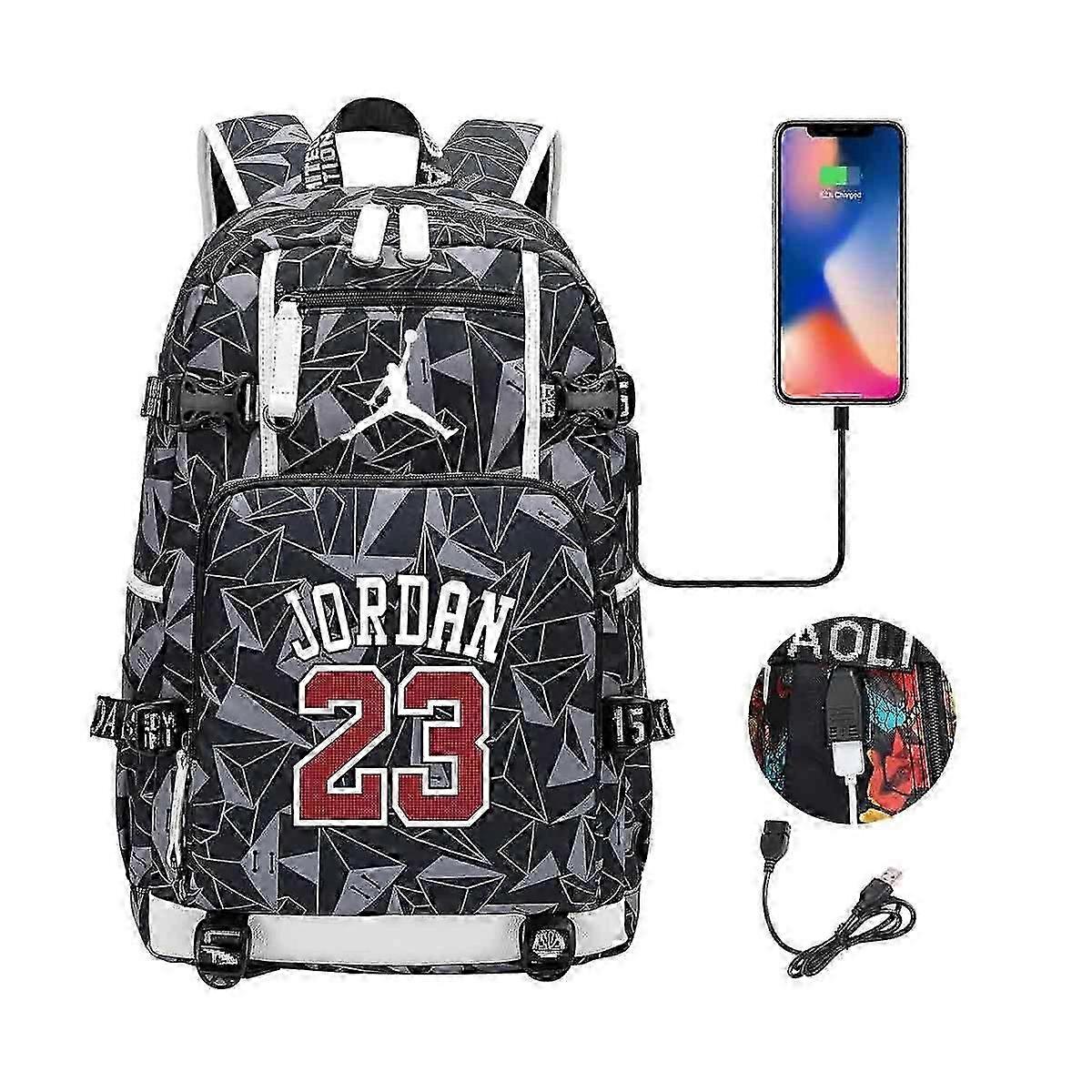 25-26 Multifunctional Usb Backpack Luminous Fluorescent Backpack