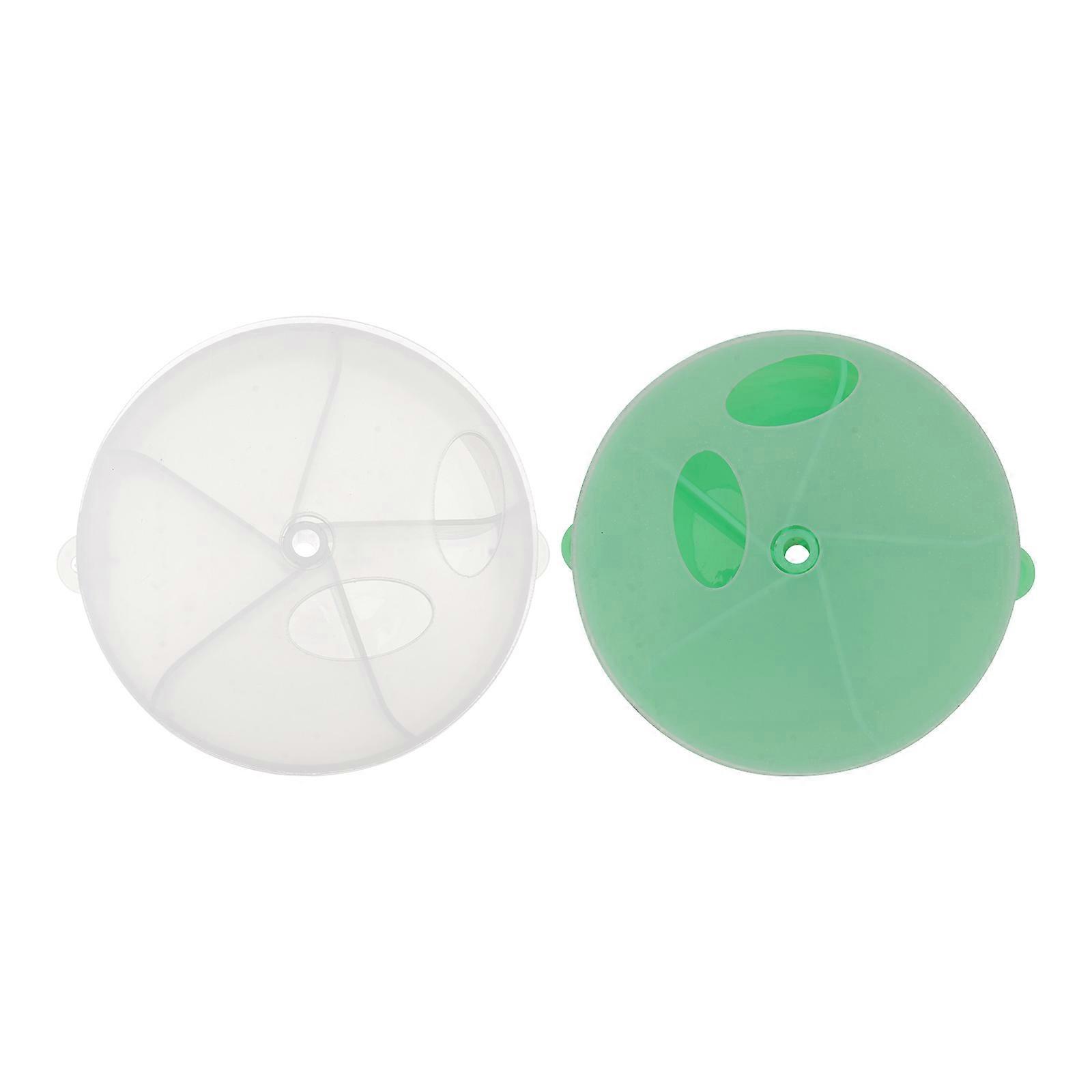 Parrot Foraging Wheel Interactive Playthings Light Green Acrylic Challenging Play 2Pcs