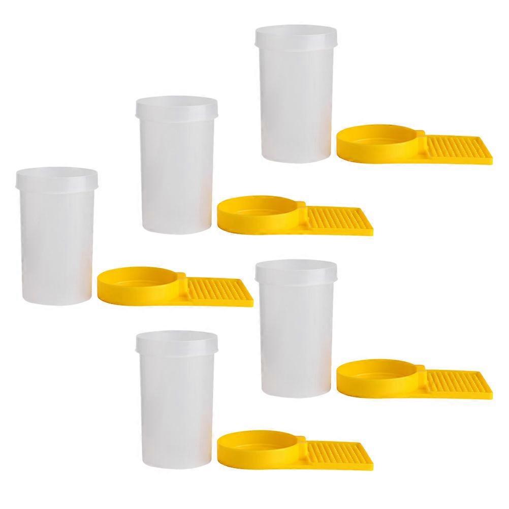 Bee Water Cups Plastic Feeder Tool 20Pcs for Beekeeping Farmers