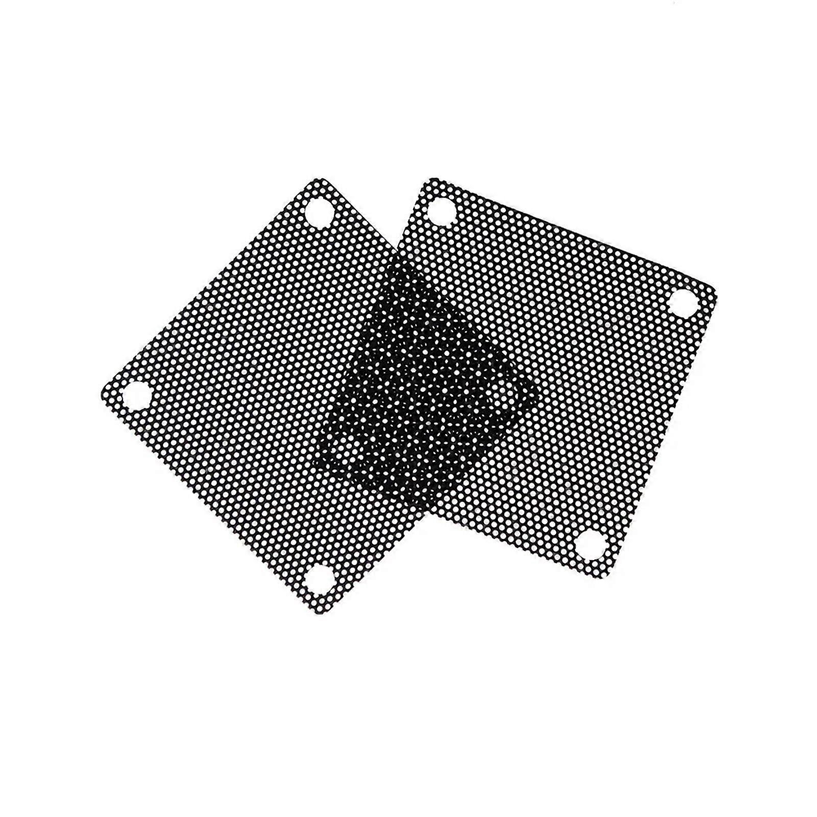 5PCS 50mm PVC PC Fan Dust Filter Mesh Cover for Computer Case Dustproof Protection Reusable