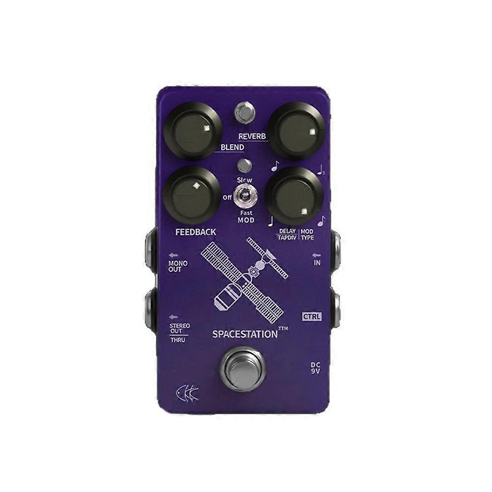 SPACEESTATIONTTM Pro TTM Delay Effect Unit Reverb/Distortion Electric Guitar Multi-Functional Single Block Effect Unit