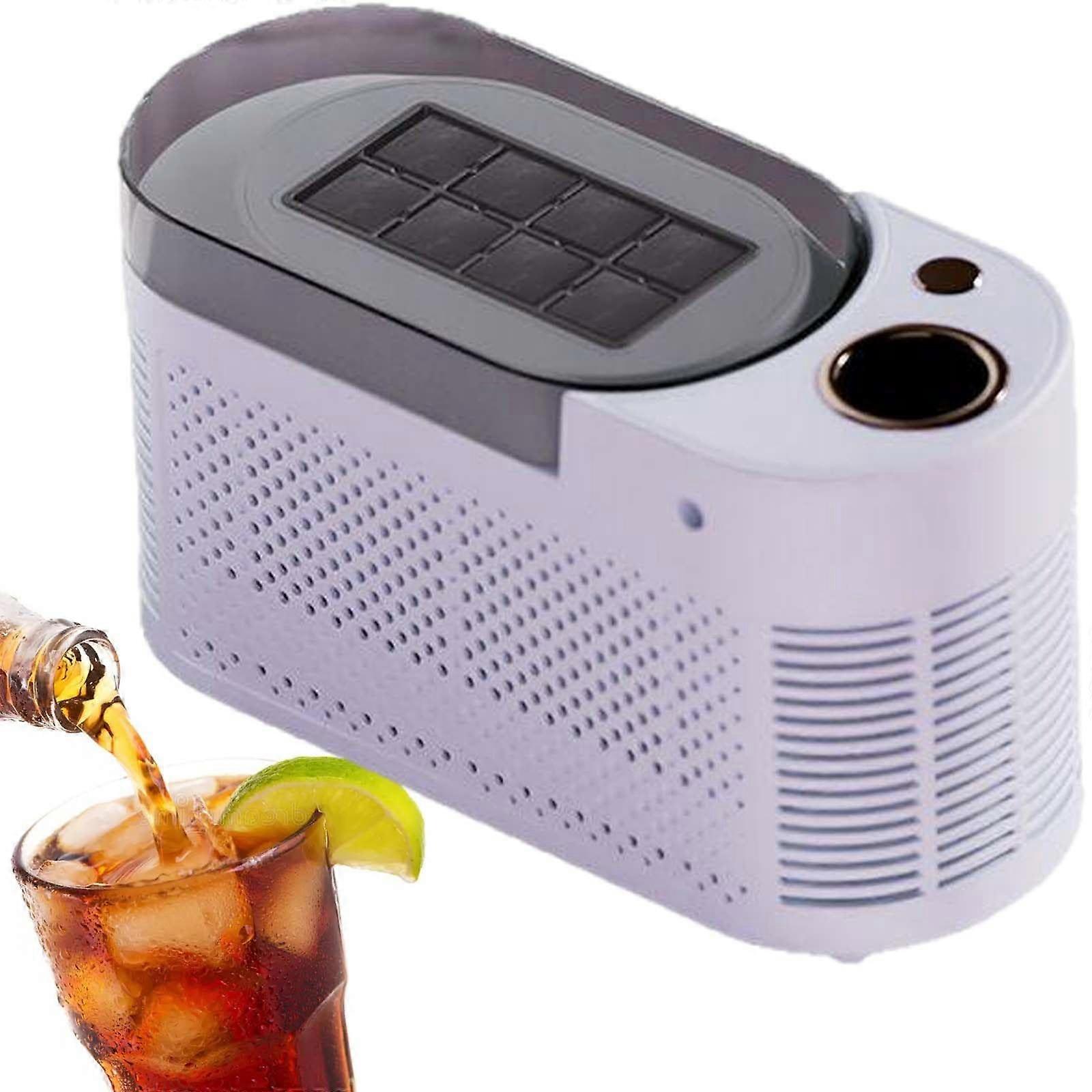 Countertop Ice Maker with LED Display, 8 Cubes in 10 Mins, Dual Ice Modes, Purple