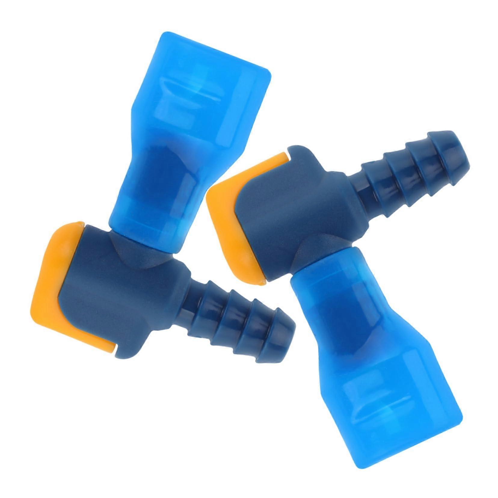 2pcs Hydration Bladder Bite Valve Replacement Mouthpiece with LeakProof Water Bag Connector for Hiking