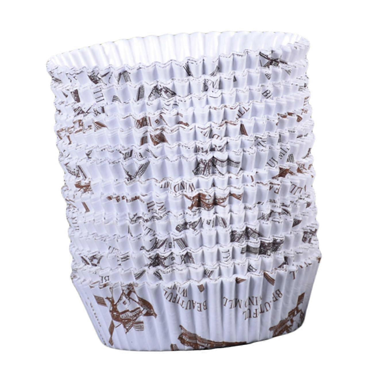 300Pcs Windmill Pattern Cupcake Liners HeatResistant OvenSafe Baking Cups for Parties and Weddings
