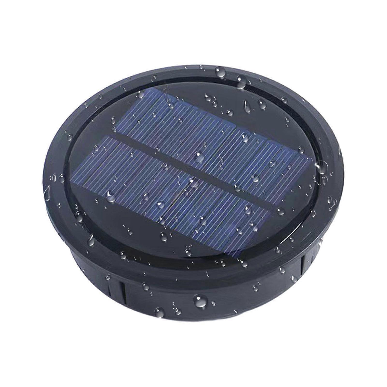 Solar Garden Lights Replacement  7CM/10CM Waterproof Solar Lantern Lid with LED Panel