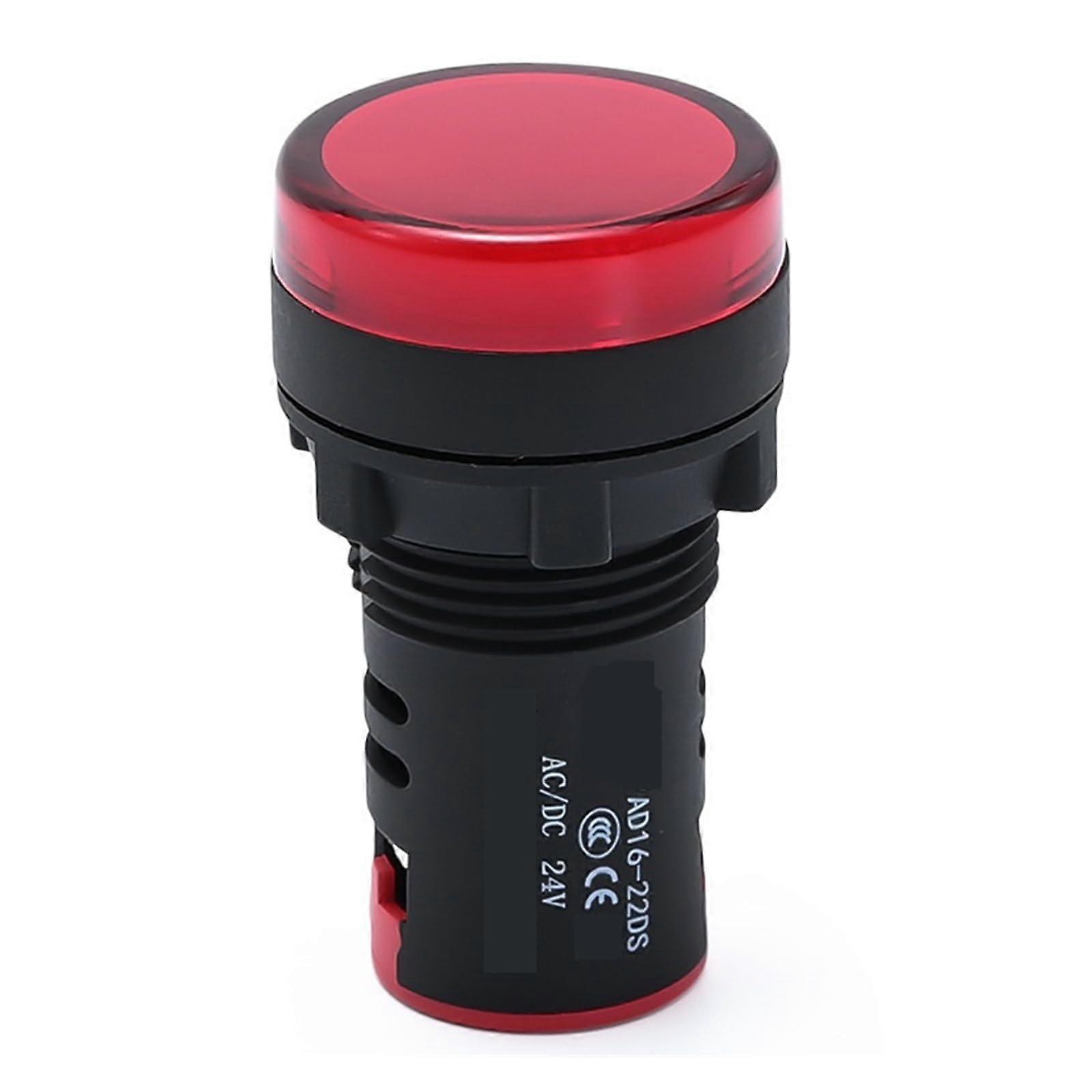 22mm LED Indicator Light 220V  Brightness Multi Voltage with Audible Warning Buzzer