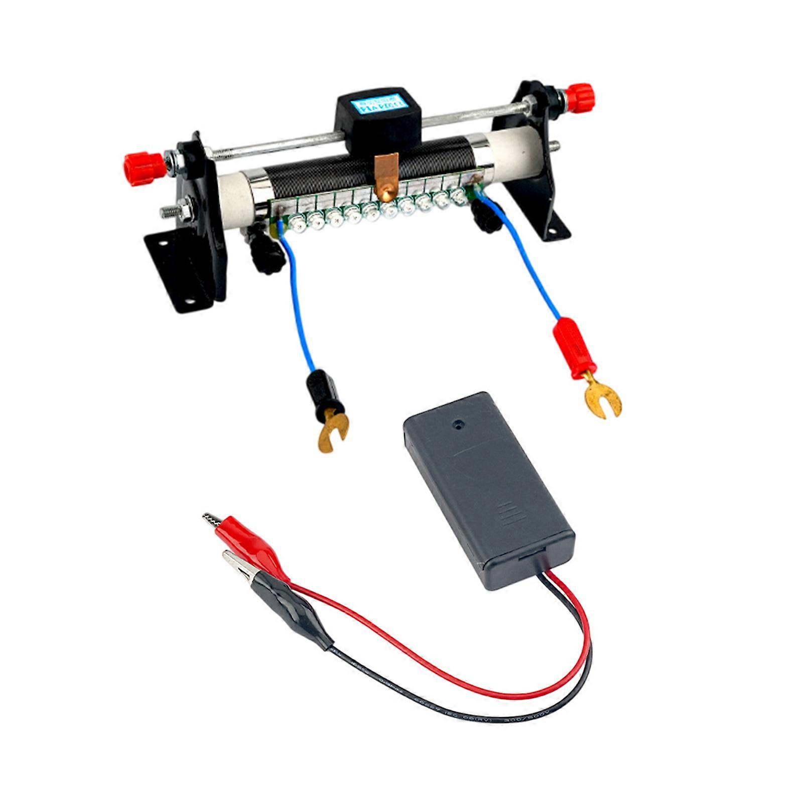 Sliding Rheostat Simulator Demonstrator Designed for Physics Teaching and Laboratory Experiments with Iron Materials Multicolor