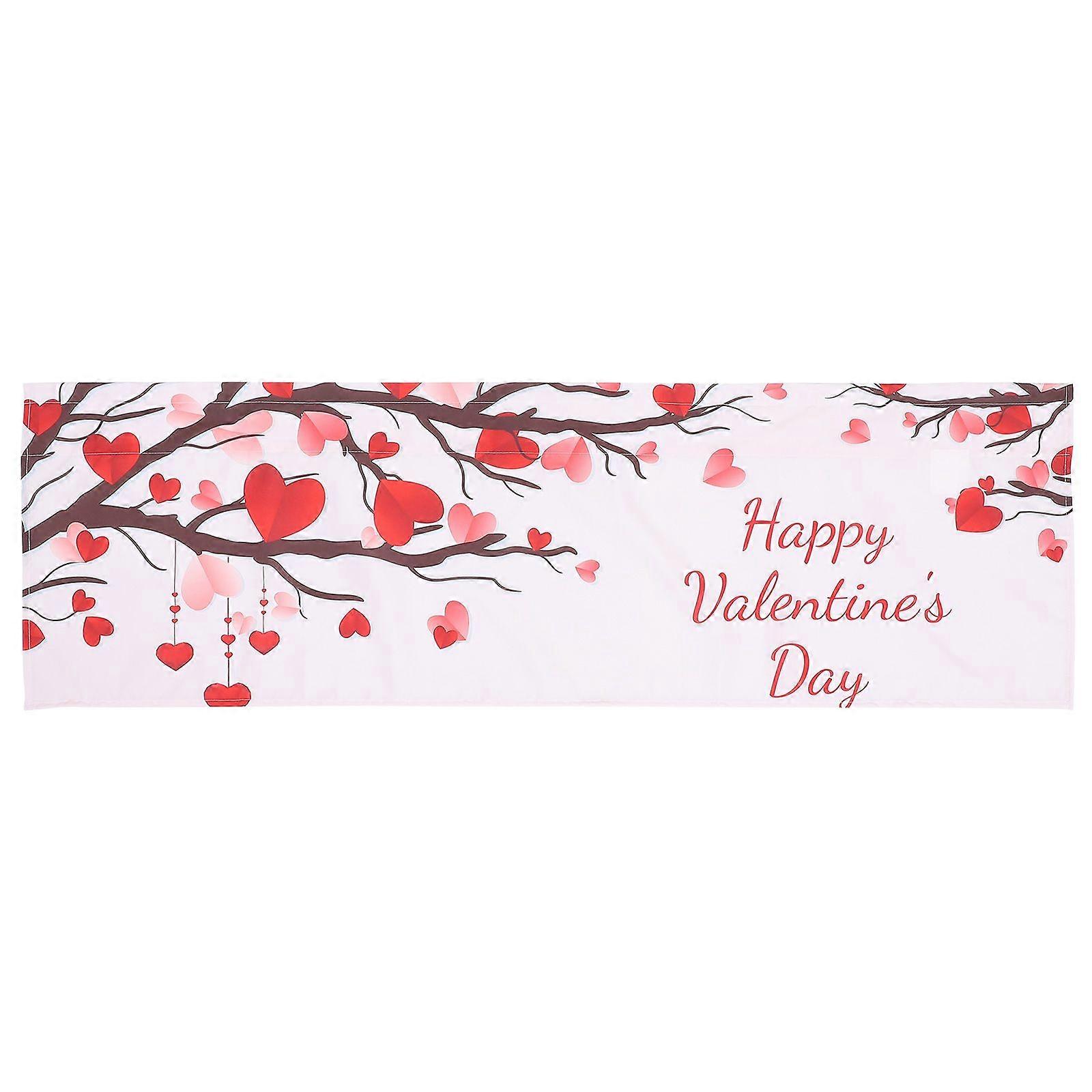 Valentine's Day Window Valances Kitchen Cafe Window Valance Valentine Decoration