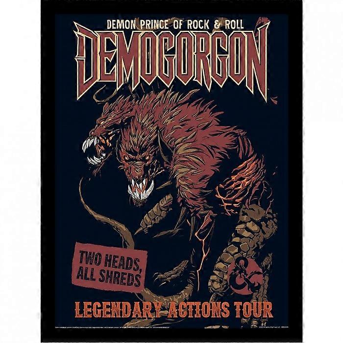 Dungeons & Dragons Demogorgon Framed Poster