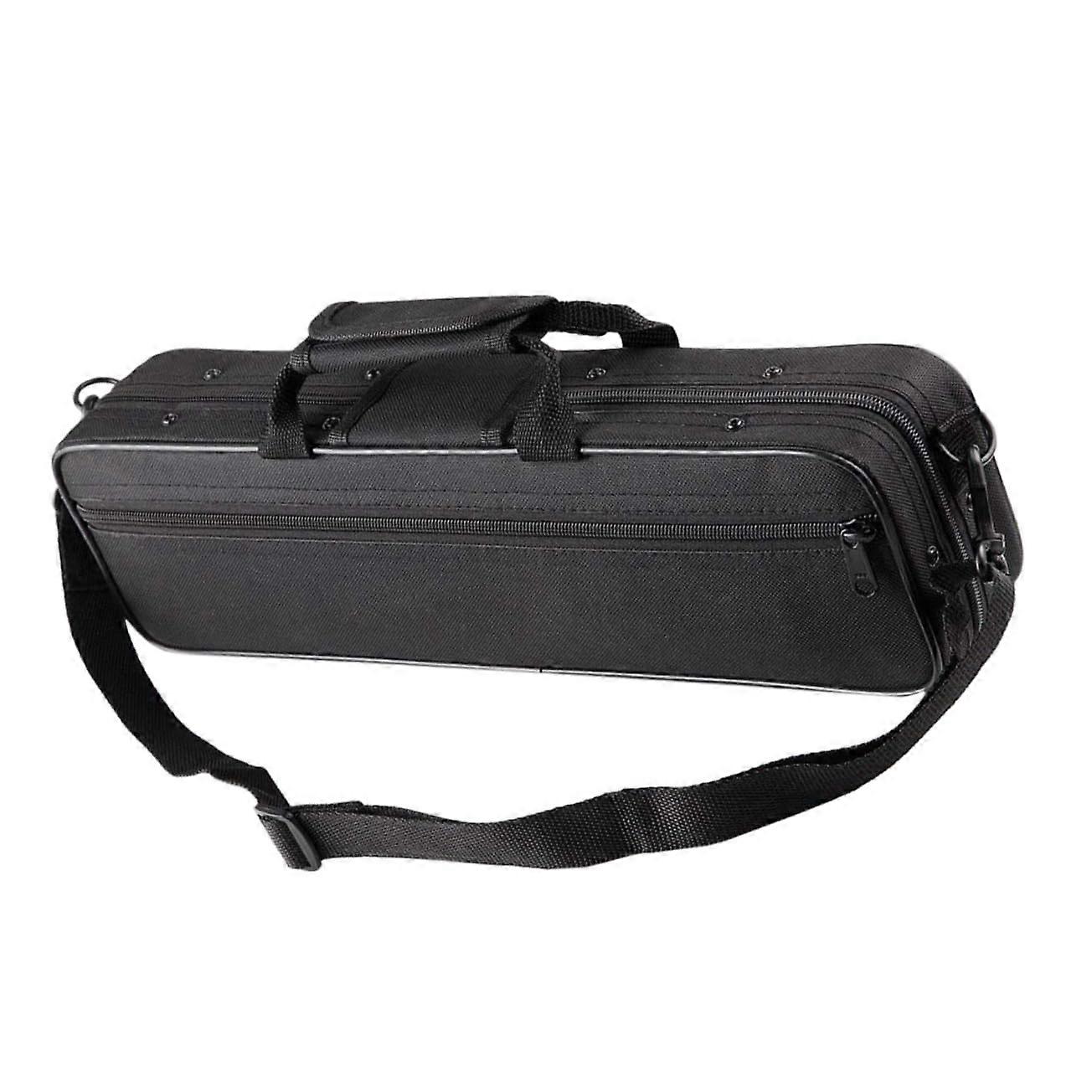 Flute Case with Ergonomic Padded Protection and Adjustable Shoulder Strap for Travel